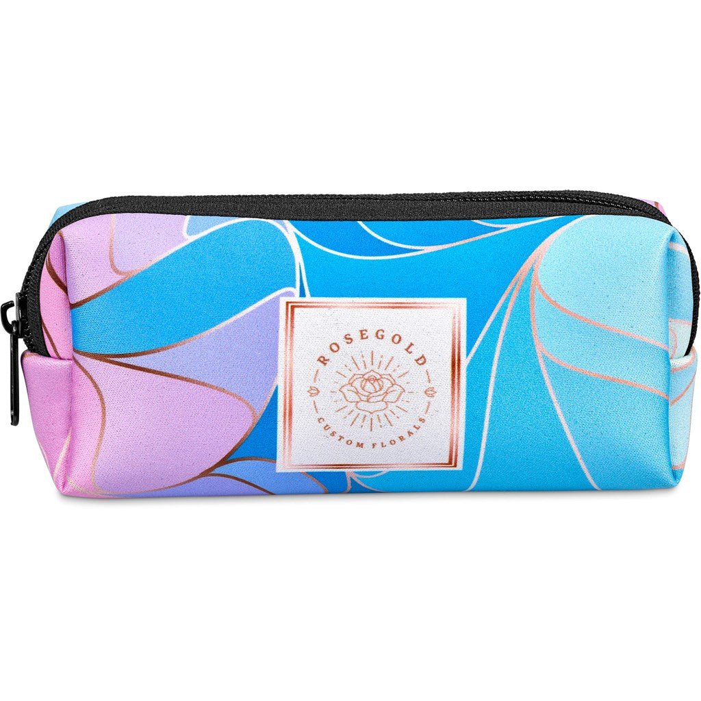 Pre - Production Sample Hoppla Emma Neoprene Makeup Bag - Brand your company Logo! Get a quote - Promo Lingo