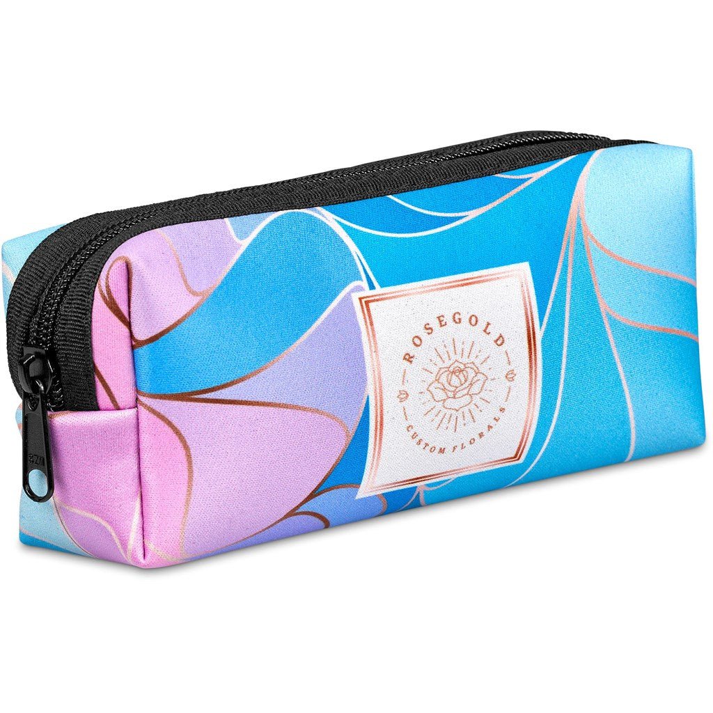 Pre - Production Sample Hoppla Emma Neoprene Makeup Bag - Brand your company Logo! Get a quote - Promo Lingo