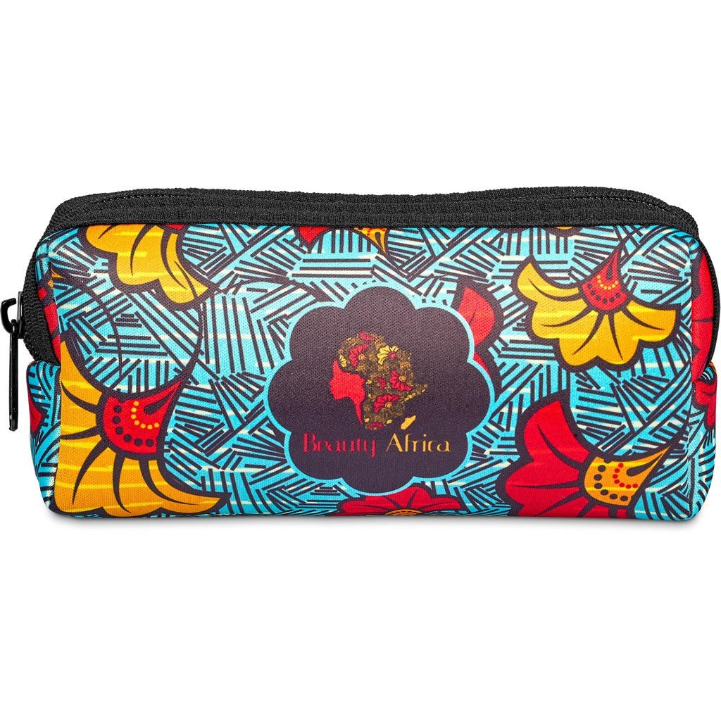 Pre - Production Sample Hoppla Emma Neoprene Makeup Bag - Brand your company Logo! Get a quote - Promo Lingo
