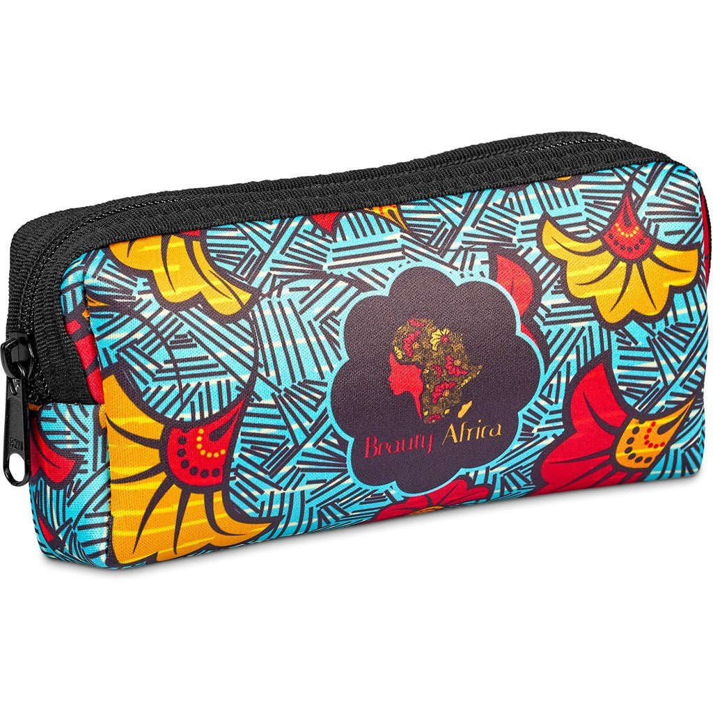 Pre - Production Sample Hoppla Emma Neoprene Makeup Bag - Brand your company Logo! Get a quote - Promo Lingo