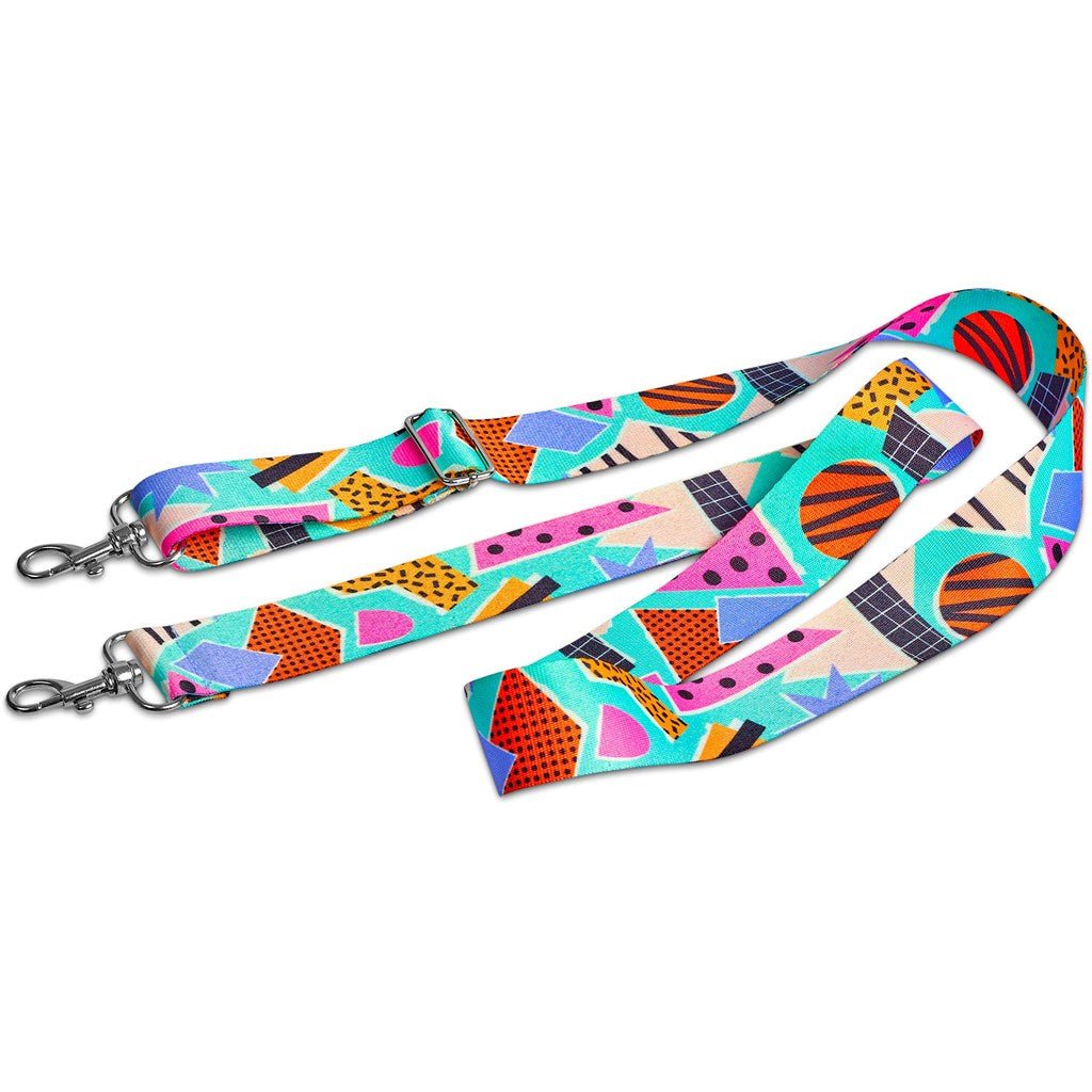Pre - Production Sample Hoppla Glamazon Polyester Bag Strap - Brand your company Logo! Get a quote - Promo Lingo