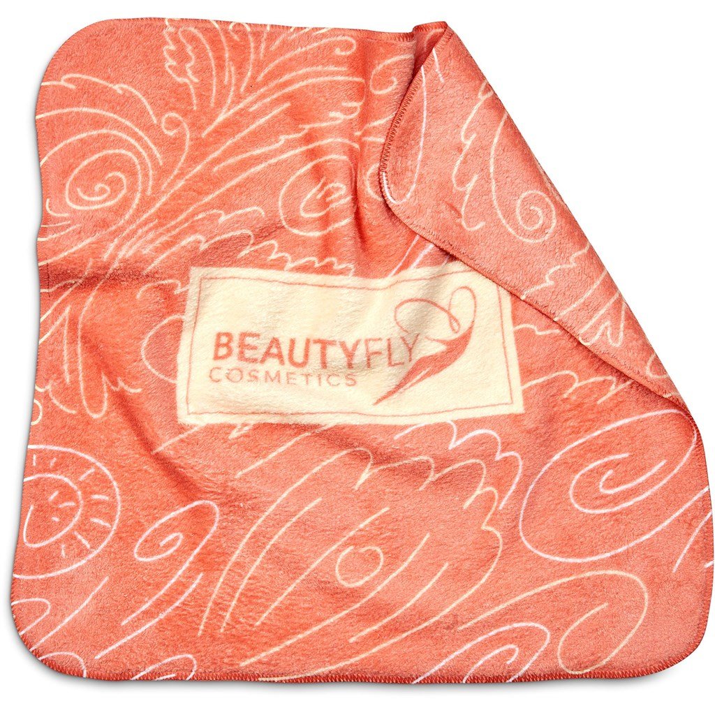 Pre - Production Sample Hoppla Glamour Makeup Remover Cloth - Dual - Brand your company Logo! Get a quote - Promo Lingo