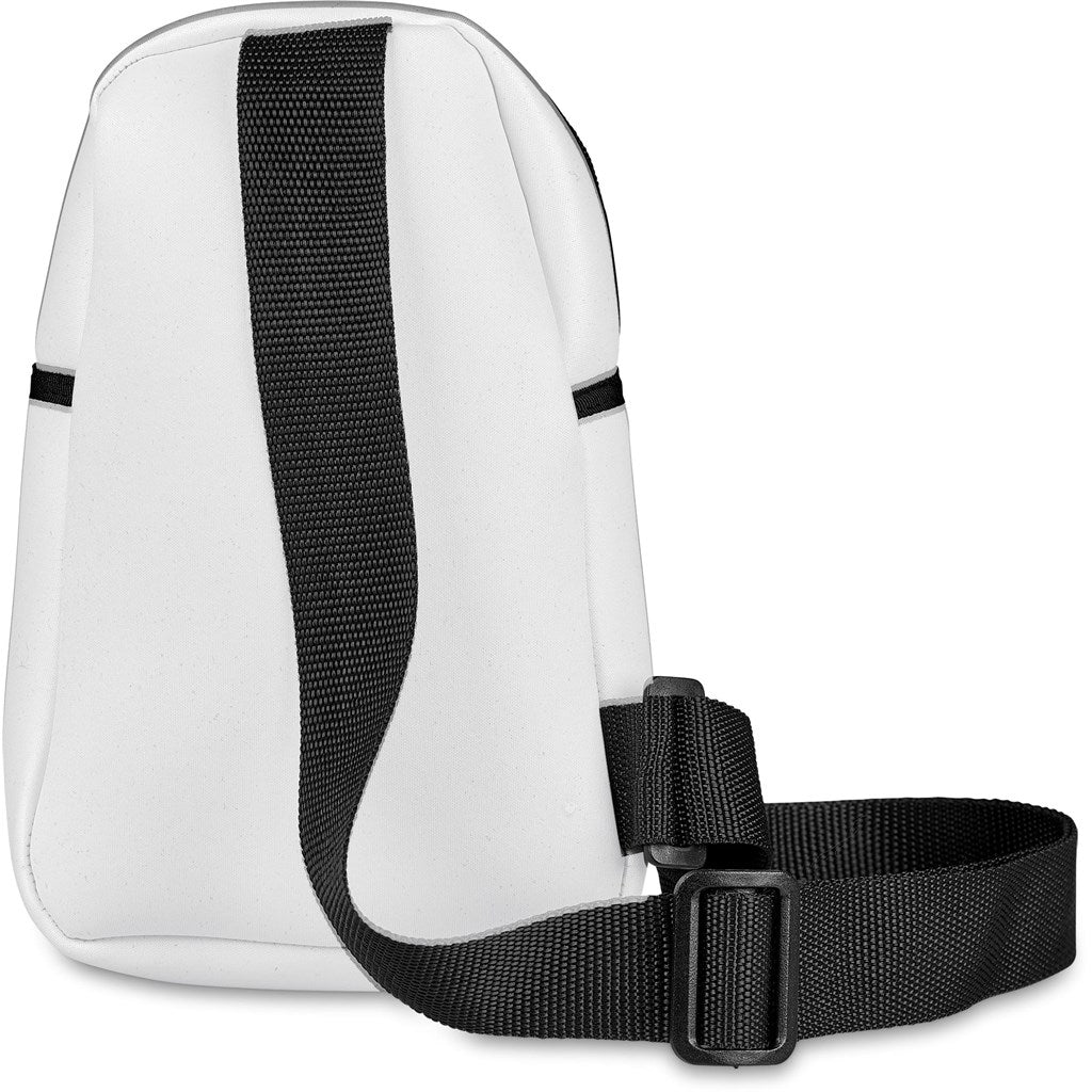 Pre - Production Sample Hoppla Golden Mile Neoprene Cross Body Bag - Brand your company Logo! Get a quote - Promo Lingo