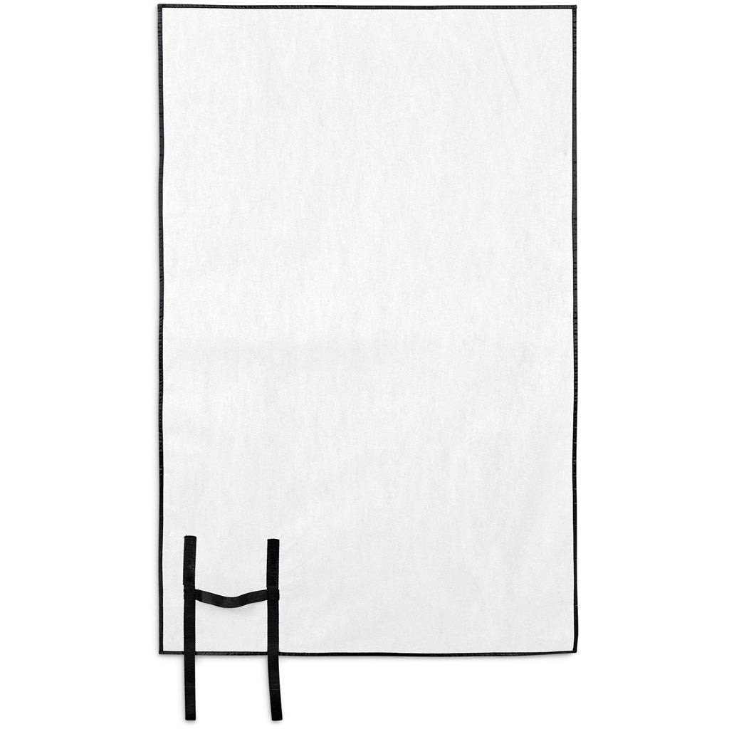 Pre - Production Sample Hoppla Ivory Recycled PET Picnic Mat - Brand your company Logo! Get a quote - Promo Lingo