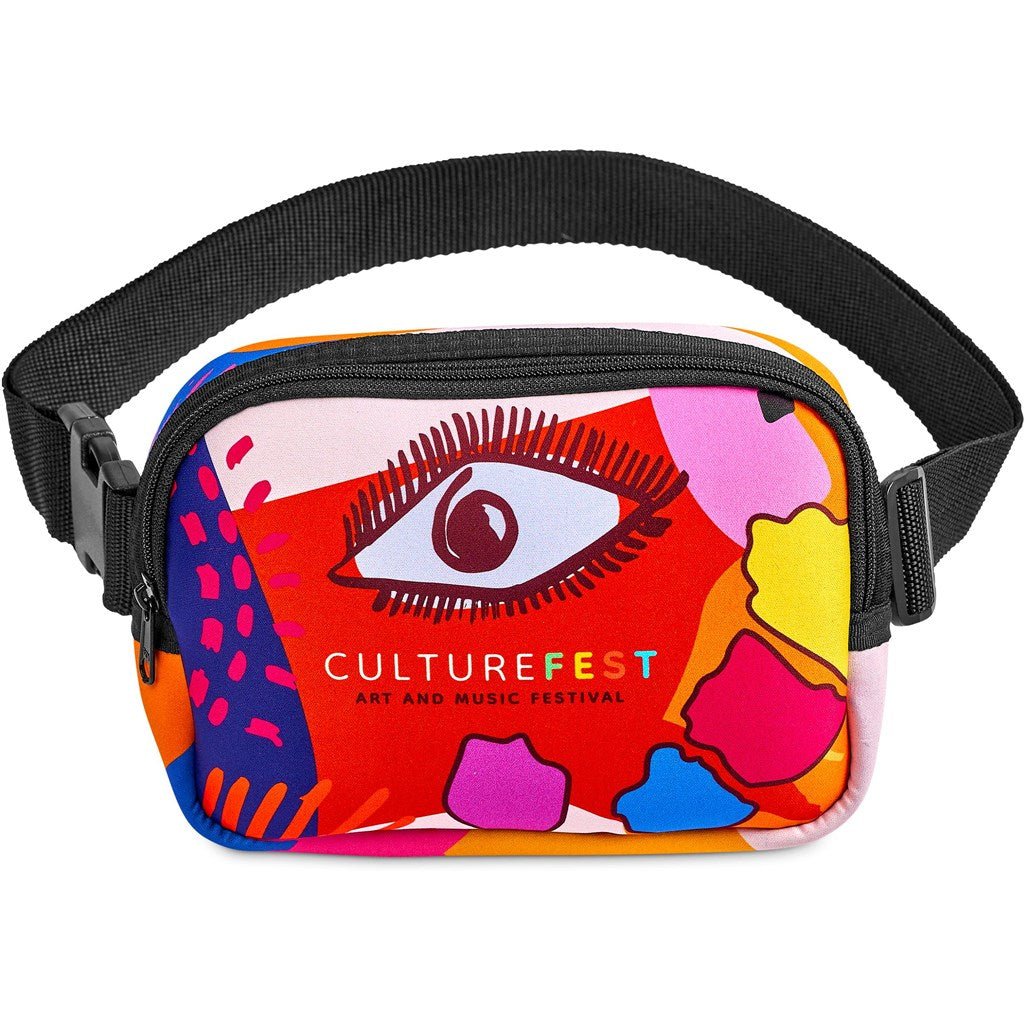 Pre - Production Sample Hoppla Lula Neoprene Waist Bag - Brand your company Logo! Get a quote - Promo Lingo