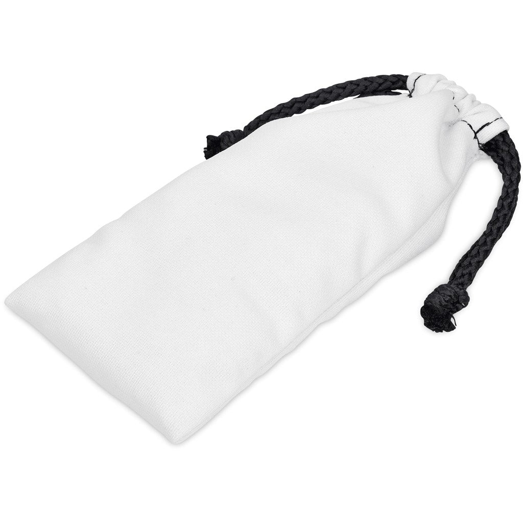 Pre - Production Sample Hoppla Midlands Polyester Glasses Pouch - Brand your company Logo! Get a quote - Promo Lingo