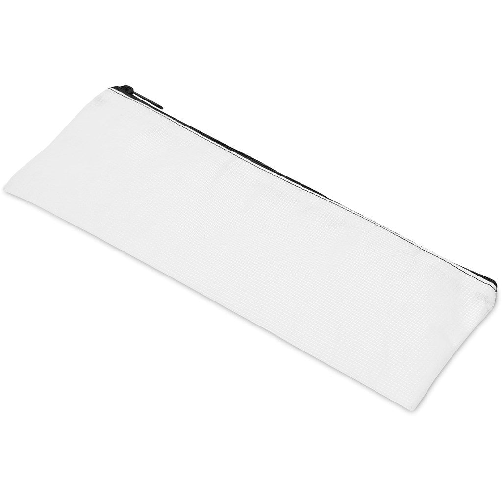 Pre - Production Sample Hoppla Parker Recycled PET Stitch - Bond Pencil Case - Brand your company Logo! Get a quote - Promo Lingo