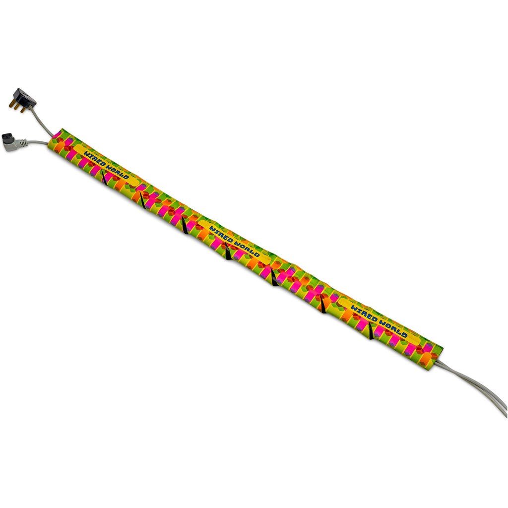 Pre - Production Sample Hoppla Penda Neoprene Large Cable Tidier - Brand your company Logo! Get a quote - Promo Lingo