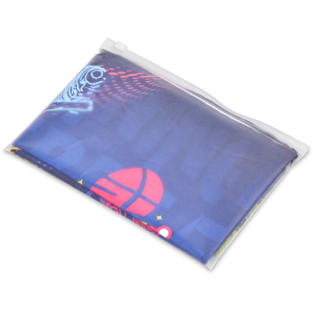 Pre - Production Sample Hoppla Relay Sports Towel - Single Sided - Brand your company Logo! Get a quote - Promo Lingo
