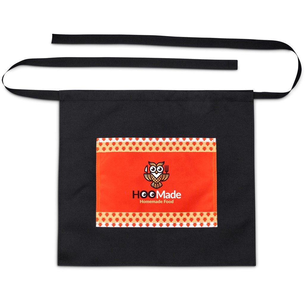 Pre - Production Sample Hoppla Waiters Half Apron - Brand your company Logo! Get a quote - Promo Lingo