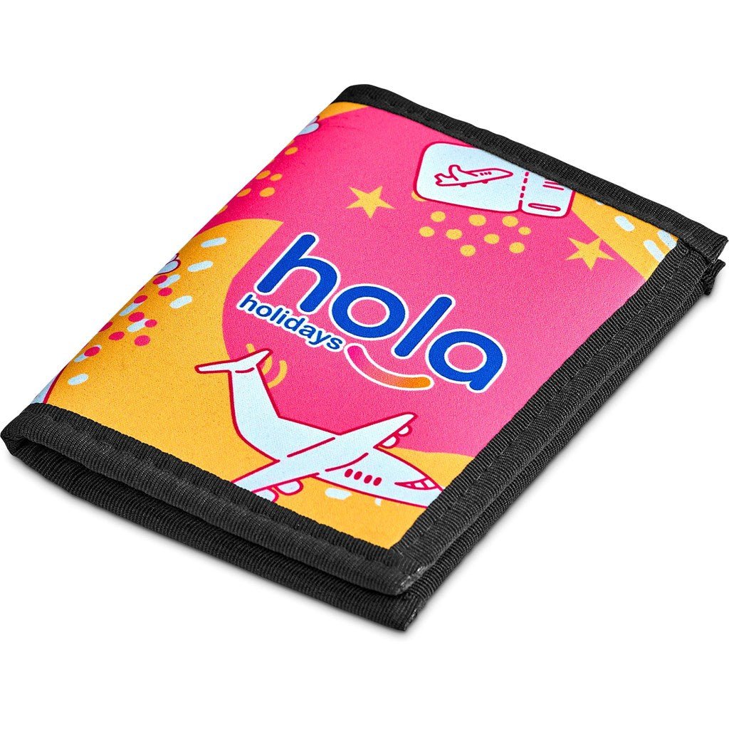 Pre - Production Sample Hoppla Zambezi Neoprene Passport Cover - Brand your company Logo! Get a quote - Promo Lingo