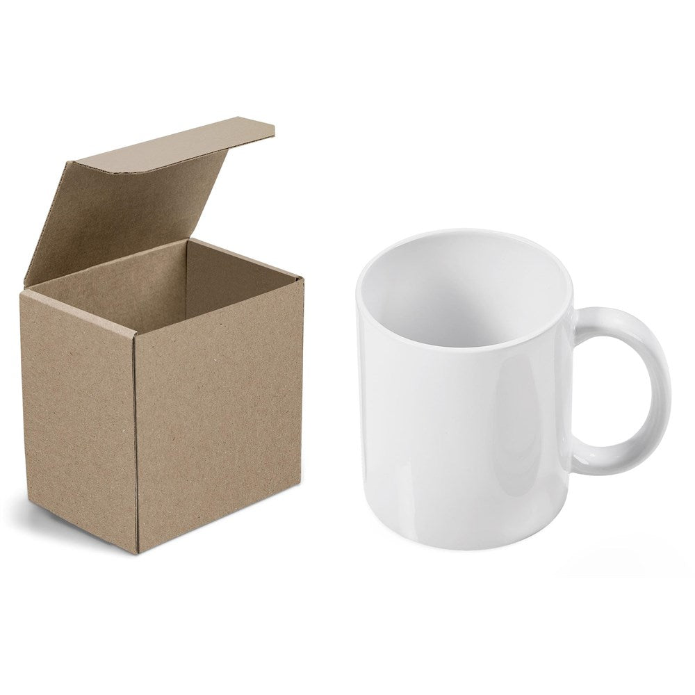 Premium Ceramic Mug in Custom Gift Box for Corporate Gifting - Brand your company Logo! Get a quote - Promo Lingo
