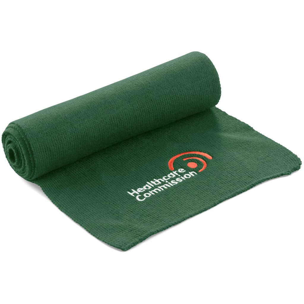 Premium Team Acrylic Scarf for Warmth and Brand Visibility - Brand your company Logo! Get a quote - Promo Lingo