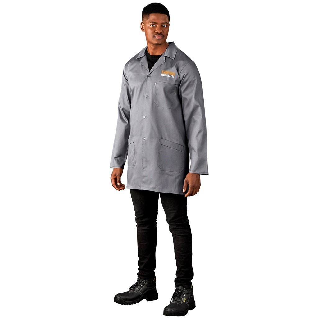 Prime Polycotton Dust Coat for Comfort and Professional Style - Brand your company Logo! Get a quote - Promo Lingo