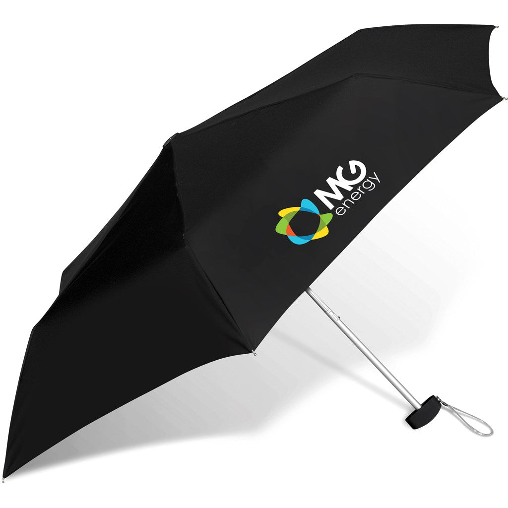 Rainbow Compact Umbrella - Black - Brand your company Logo! Get a quote - Promo Lingo