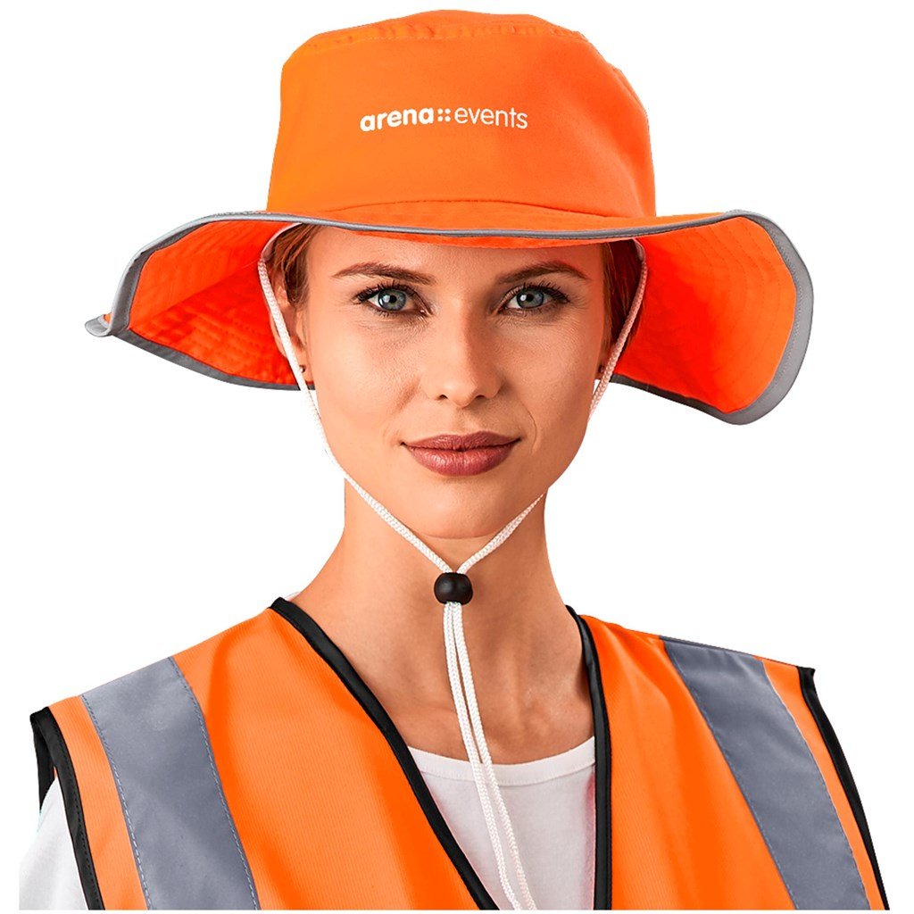 Roadside Hi - Viz Reflective Hat - Brand your company Logo! Get a quote - Promo Lingo