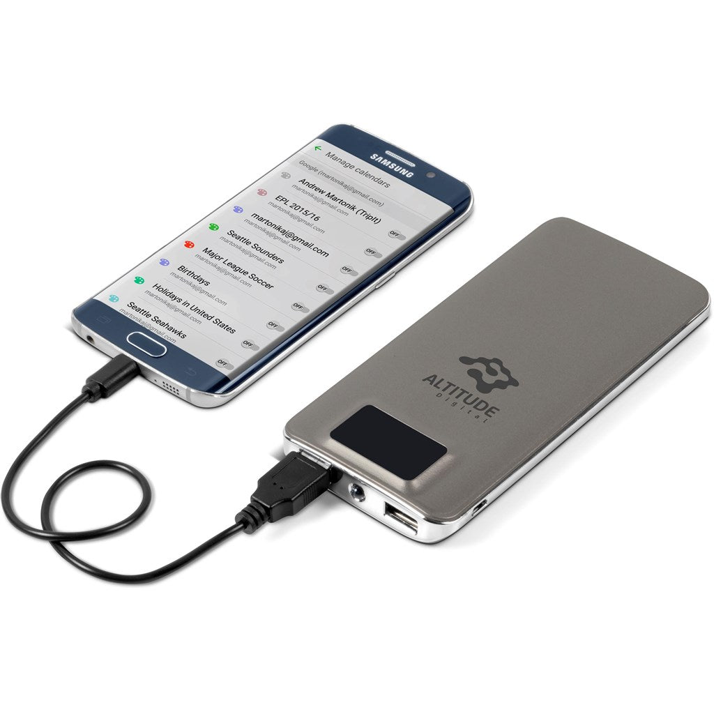 Sapphire Power Bank - 10,000mAh - Brand your company Logo! Get a quote - Promo Lingo