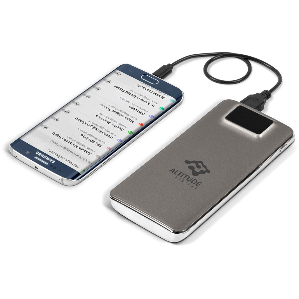 Sapphire Power Bank - 10,000mAh - Brand your company Logo! Get a quote - Promo Lingo