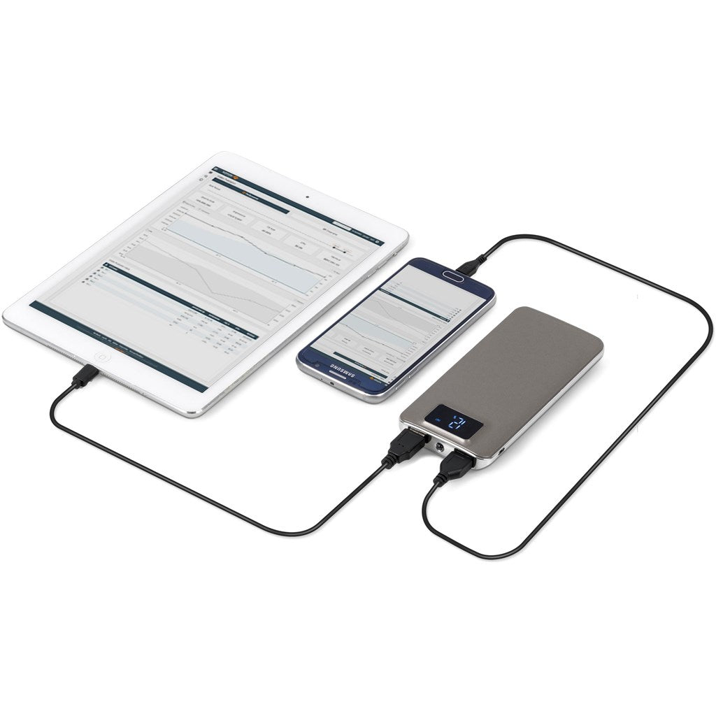 Sapphire Power Bank - 10,000mAh - Brand your company Logo! Get a quote - Promo Lingo