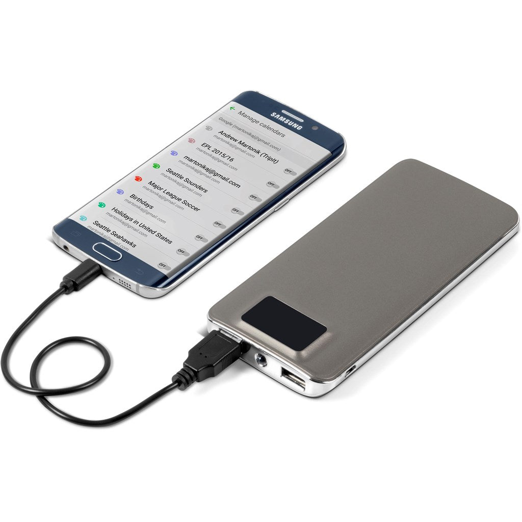 Sapphire Power Bank - 10,000mAh - Brand your company Logo! Get a quote - Promo Lingo
