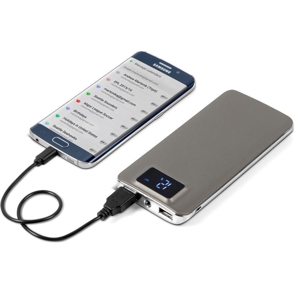 Sapphire Power Bank - 10,000mAh - Brand your company Logo! Get a quote - Promo Lingo