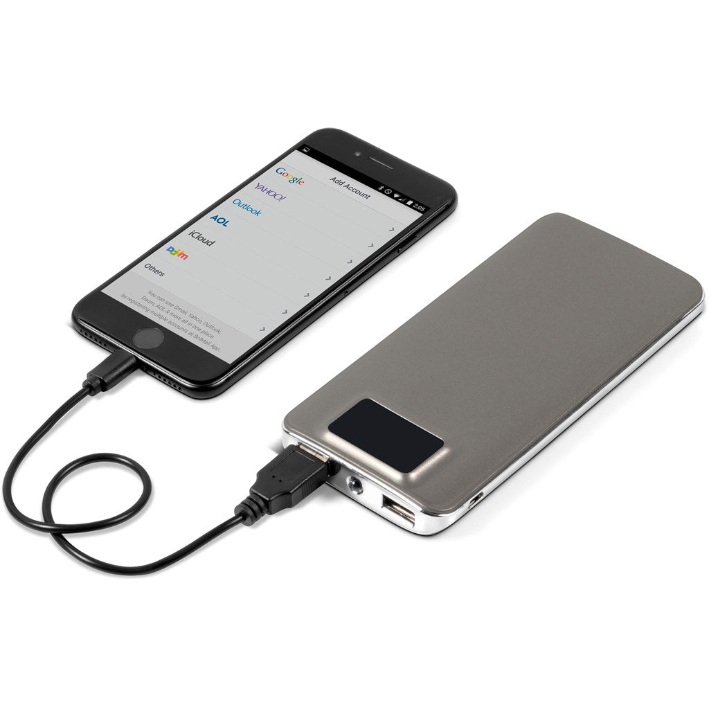 Sapphire Power Bank - 10,000mAh - Brand your company Logo! Get a quote - Promo Lingo
