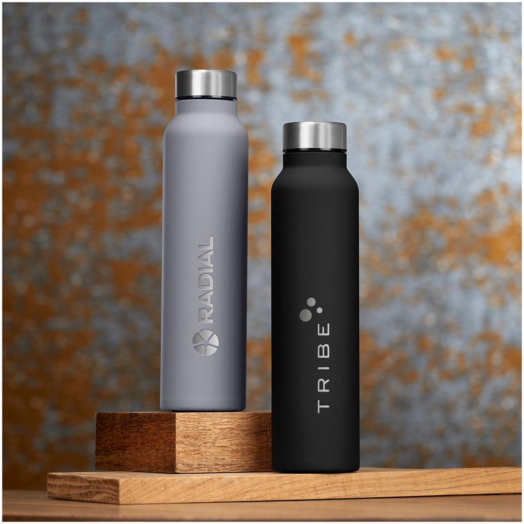 Serendipio Baxter Stainless Steel Water Bottle - 1 Litre Stylish Hydration - Brand your company Logo! Get a quote - Promo Lingo