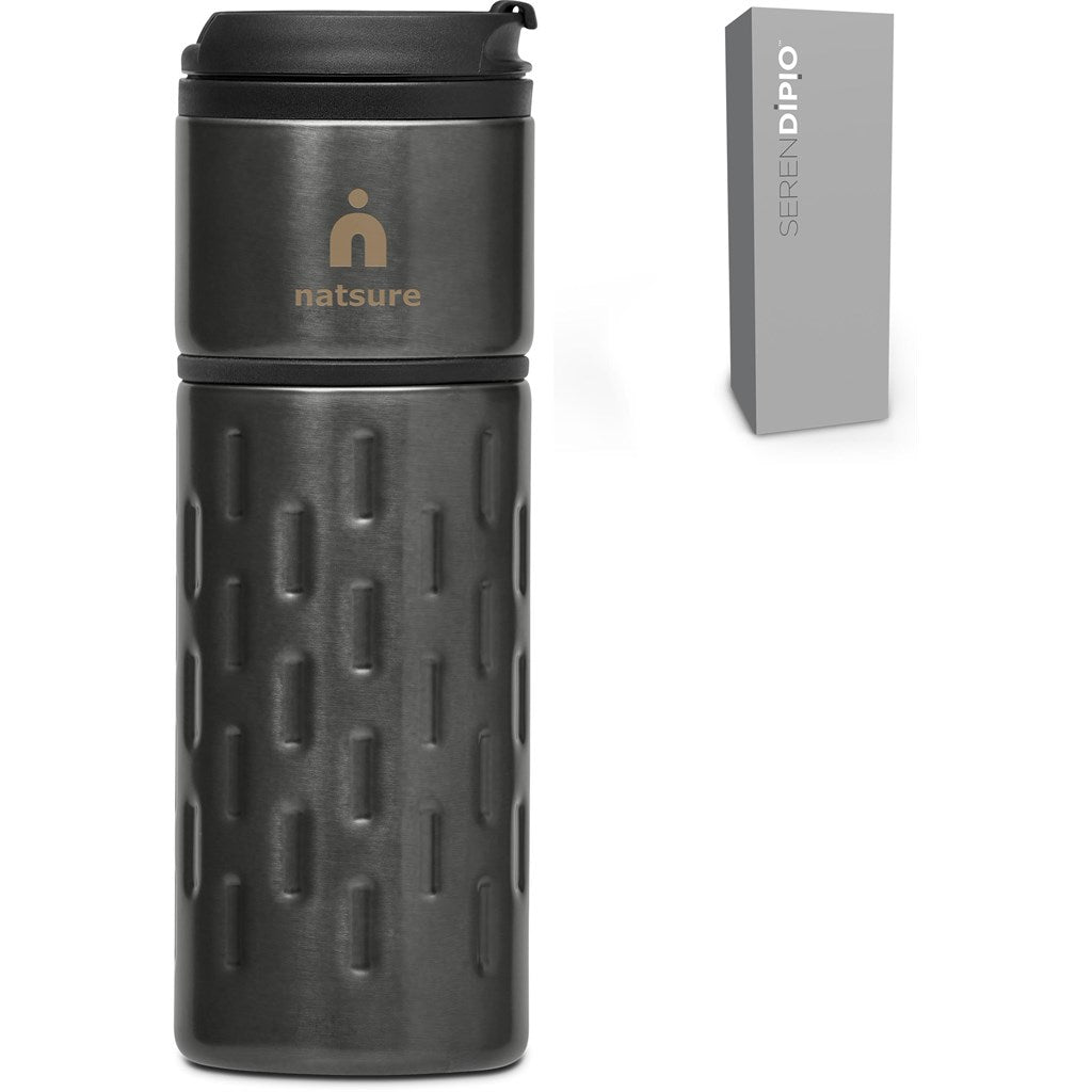 Serendipio Binary Double - Wall Tumbler - 450ml Insulated Design - Brand your company Logo! Get a quote - Promo Lingo