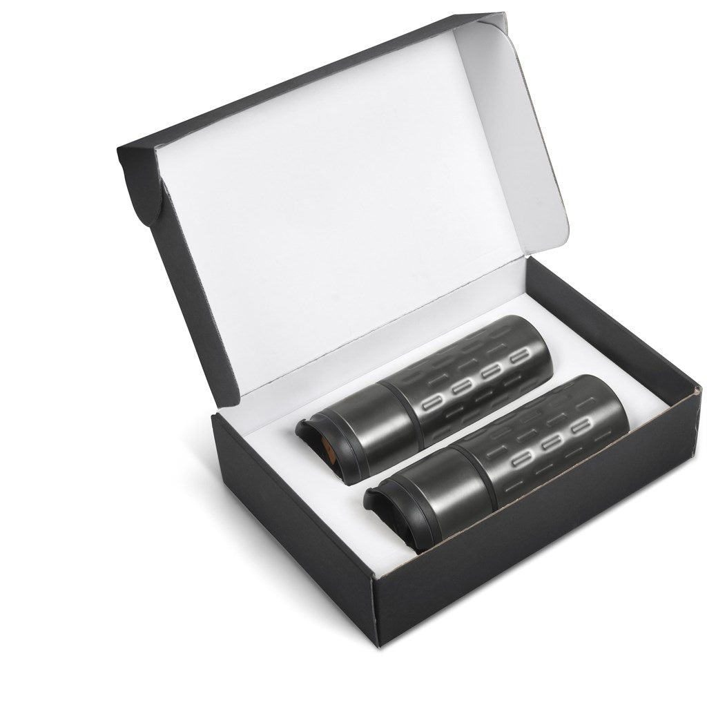 Serendipio Binary One Drinkware Gift Set in Elegant Box - Brand your company Logo! Get a quote - Promo Lingo