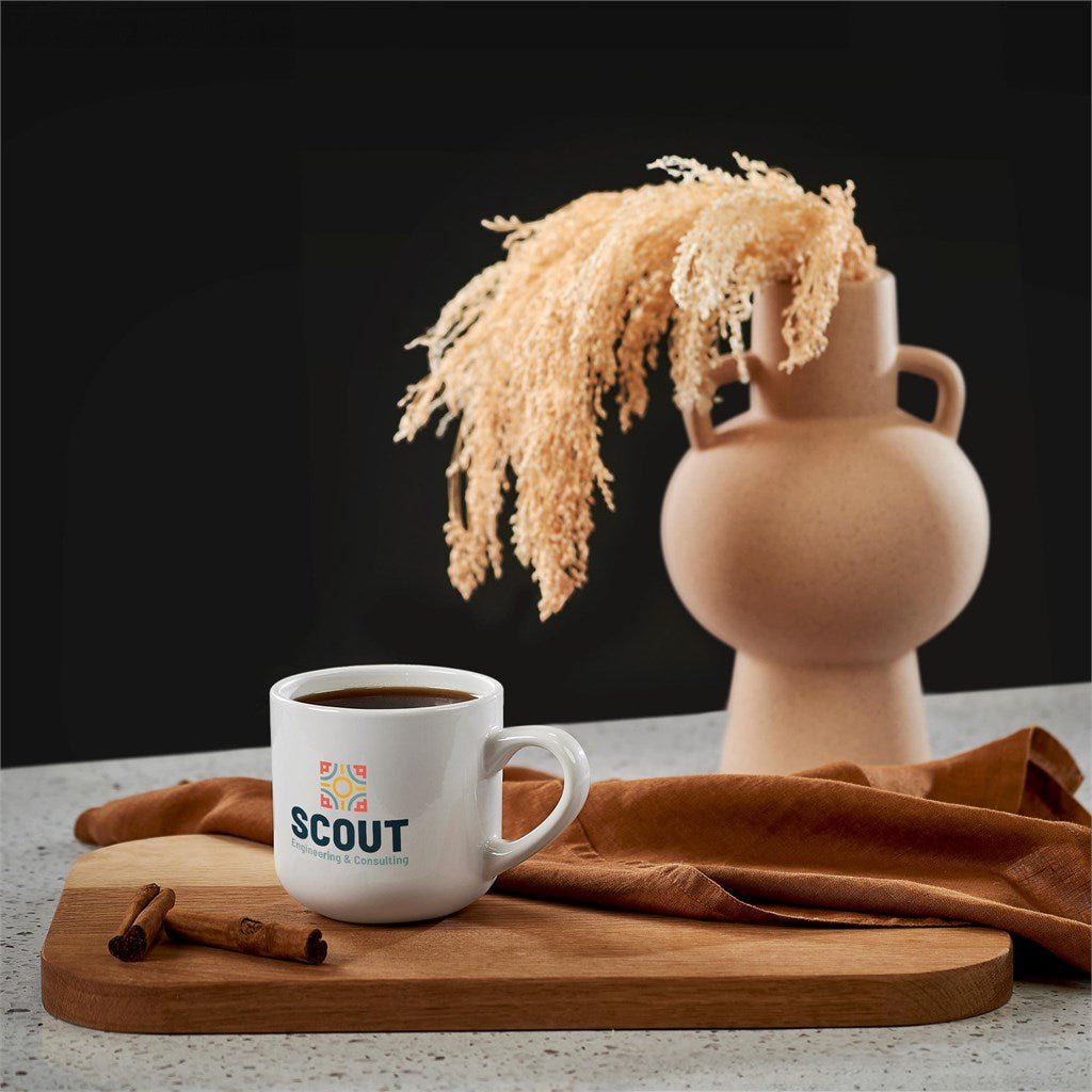 Serendipio Chafford Sublimation Ceramic Coffee Mug - 400ml Delight - Brand your company Logo! Get a quote - Promo Lingo