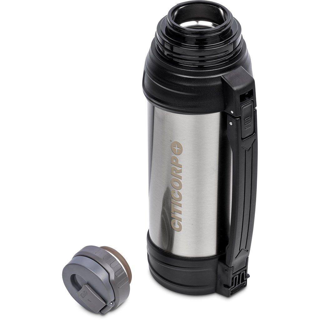 Serendipio Highlander Vacuum Flask – 1.2 Litre - S Adventure Ready - Brand your company Logo! Get a quote - Promo Lingo