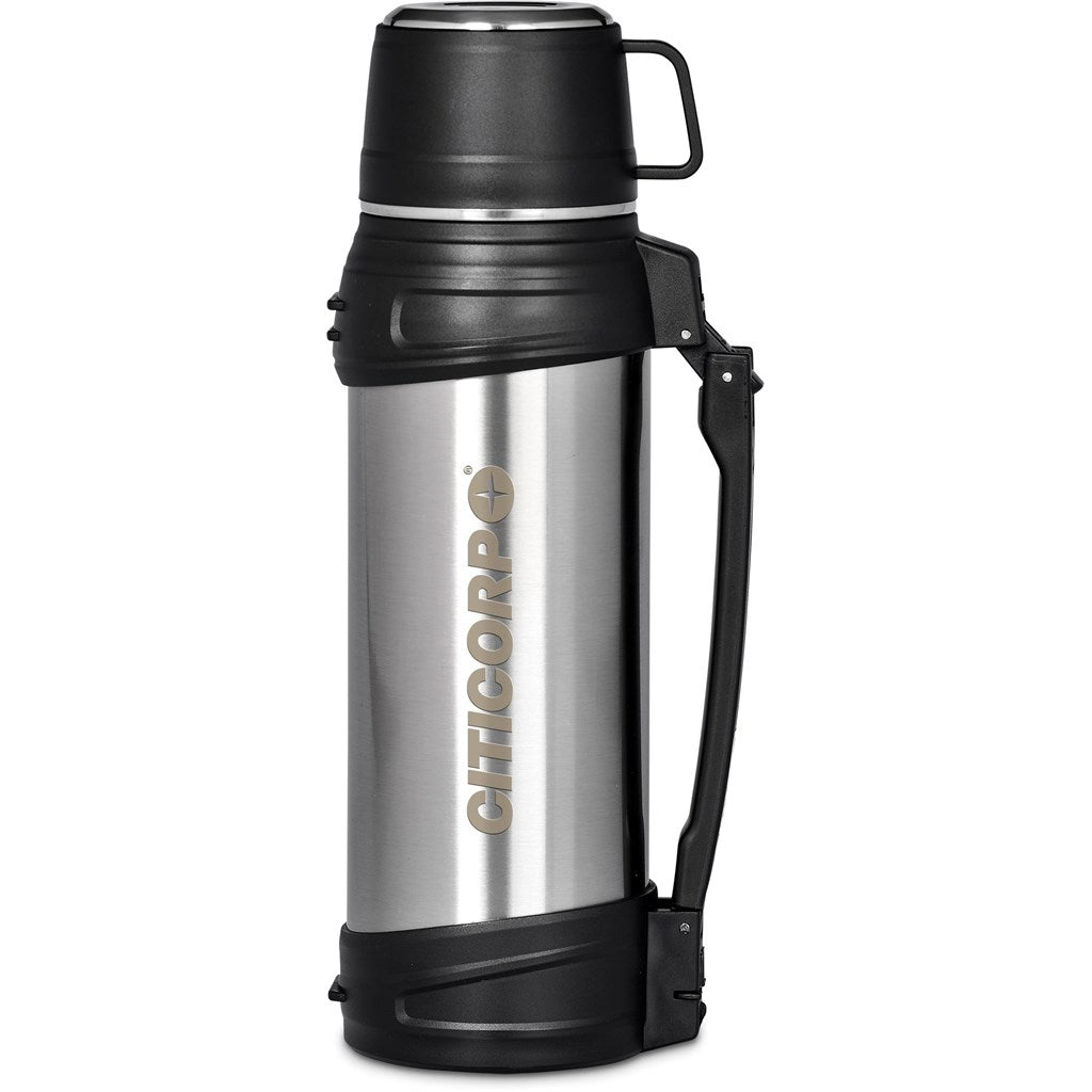 Serendipio Highlander Vacuum Flask – 1.2 Litre - S Adventure Ready - Brand your company Logo! Get a quote - Promo Lingo