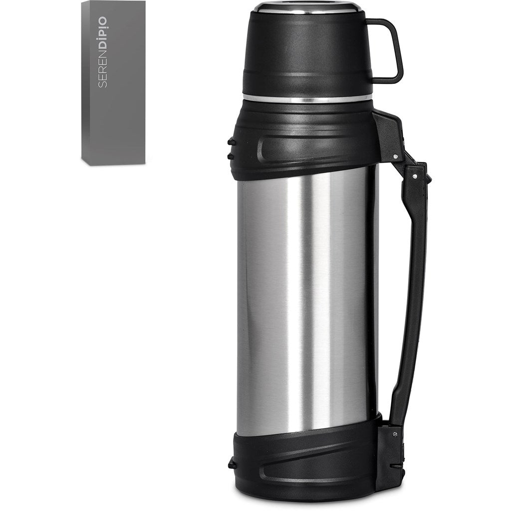 Serendipio Highlander Vacuum Flask – 1.2 Litre - S Adventure Ready - Brand your company Logo! Get a quote - Promo Lingo
