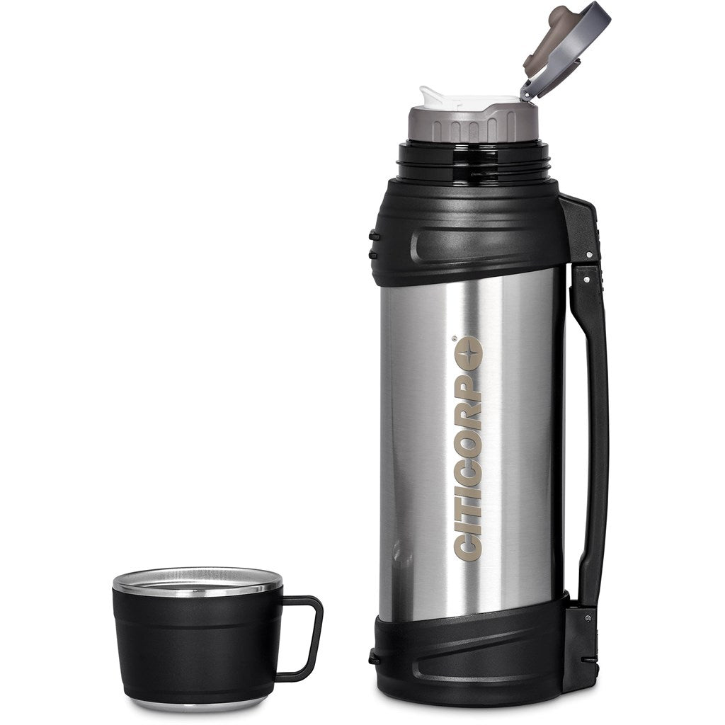Serendipio Highlander Vacuum Flask – 1.2 Litre - S Adventure Ready - Brand your company Logo! Get a quote - Promo Lingo