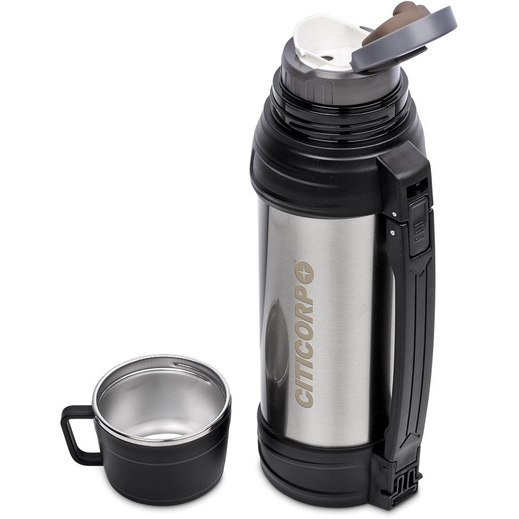 Serendipio Highlander Vacuum Flask – 1.2 Litre - S Adventure Ready - Brand your company Logo! Get a quote - Promo Lingo