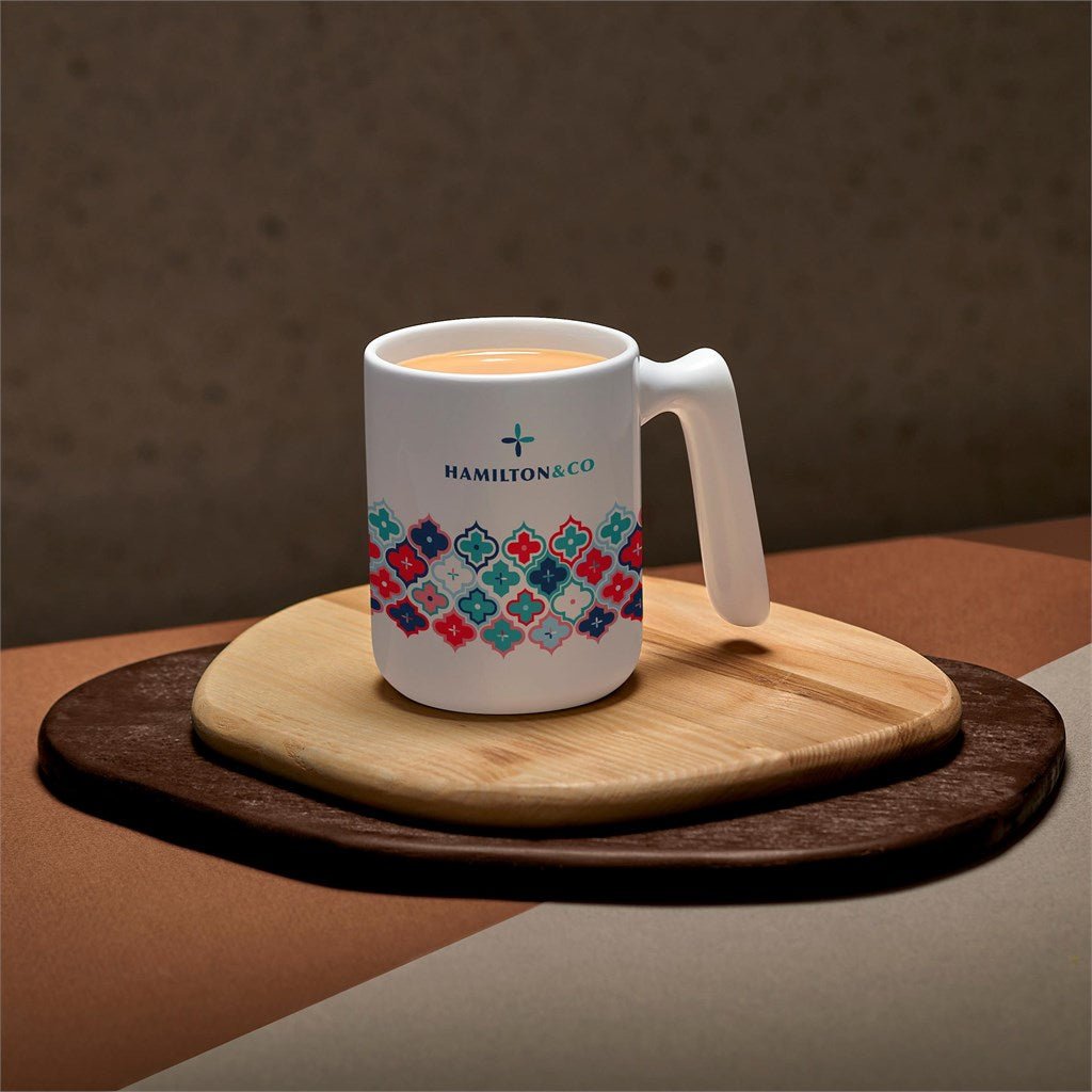 Serendipio Jenkins Sublimation Ceramic Coffee Mug - 480ml Elegance - Brand your company Logo! Get a quote - Promo Lingo