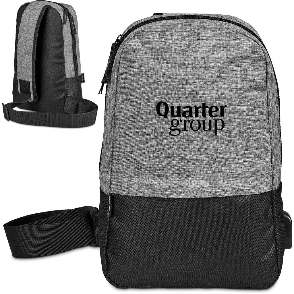 Serendipio Lifestyle Crossbody Sling Bag with USB Charging - Brand your company Logo! Get a quote - Promo Lingo