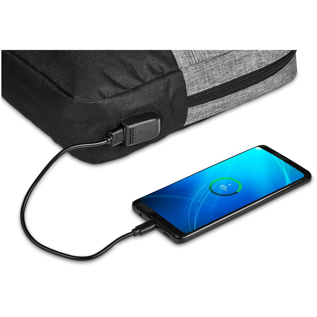 Serendipio Lifestyle Crossbody Sling Bag with USB Charging - Brand your company Logo! Get a quote - Promo Lingo
