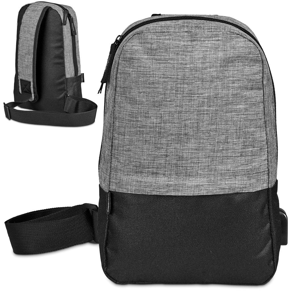 Serendipio Lifestyle Crossbody Sling Bag with USB Charging - Brand your company Logo! Get a quote - Promo Lingo