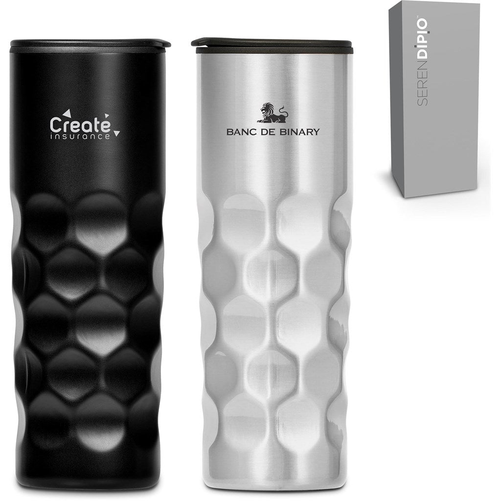 Serendipio Meteor Double - Wall Tumbler - 450ml Stylish Insulation - Brand your company Logo! Get a quote - Promo Lingo