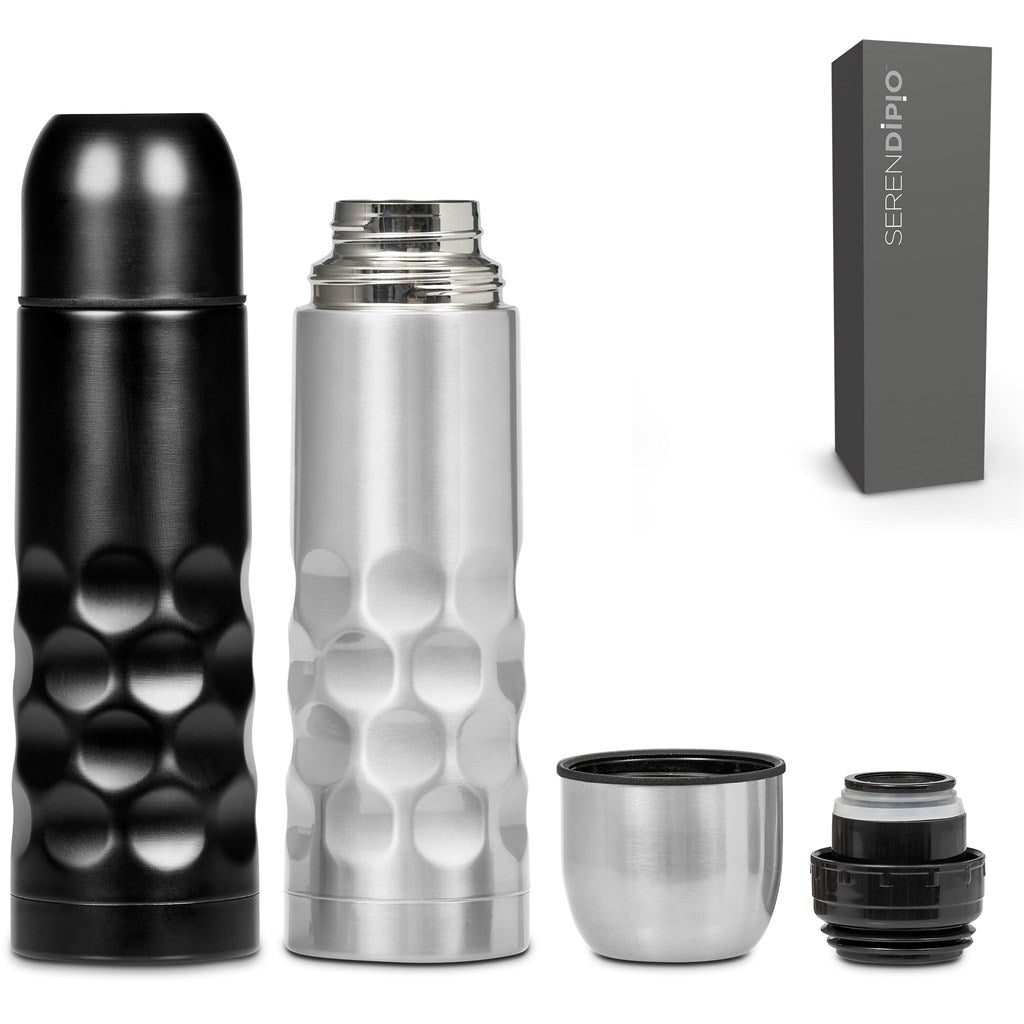 Serendipio Meteor Stainless Steel Vacuum Flask - 500ml Bold Design - Brand your company Logo! Get a quote - Promo Lingo