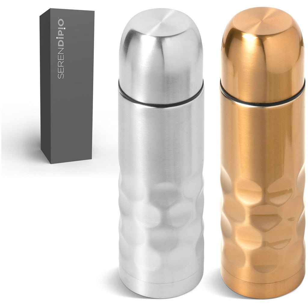 Serendipio Meteor Stainless Steel Vacuum Flask - 500ml Bold Design - Brand your company Logo! Get a quote - Promo Lingo