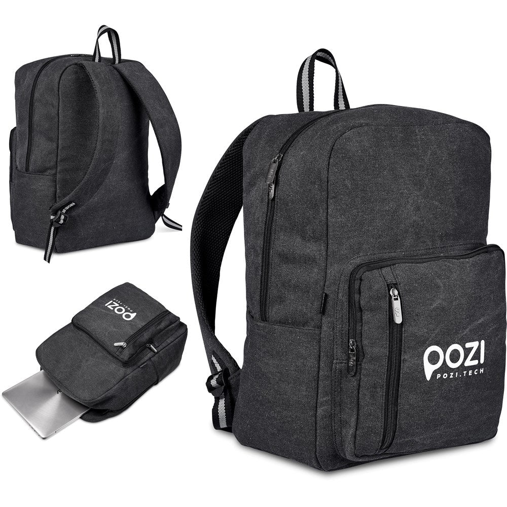 Serendipio Northbridge Canvas Laptop Backpack for Travel Ease - Brand your company Logo! Get a quote - Promo Lingo