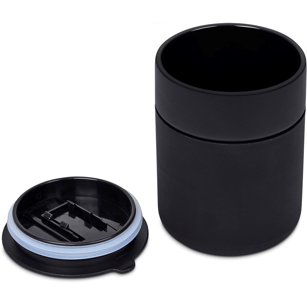Serendipio Pimlico Ceramic Coffee Tumbler – 300ml Travel Mug - Brand your company Logo! Get a quote - Promo Lingo