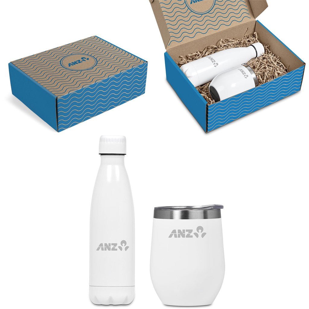 Serendipio Sherinova Drinkware Gift Set for Every Occasion - Brand your company Logo! Get a quote - Promo Lingo