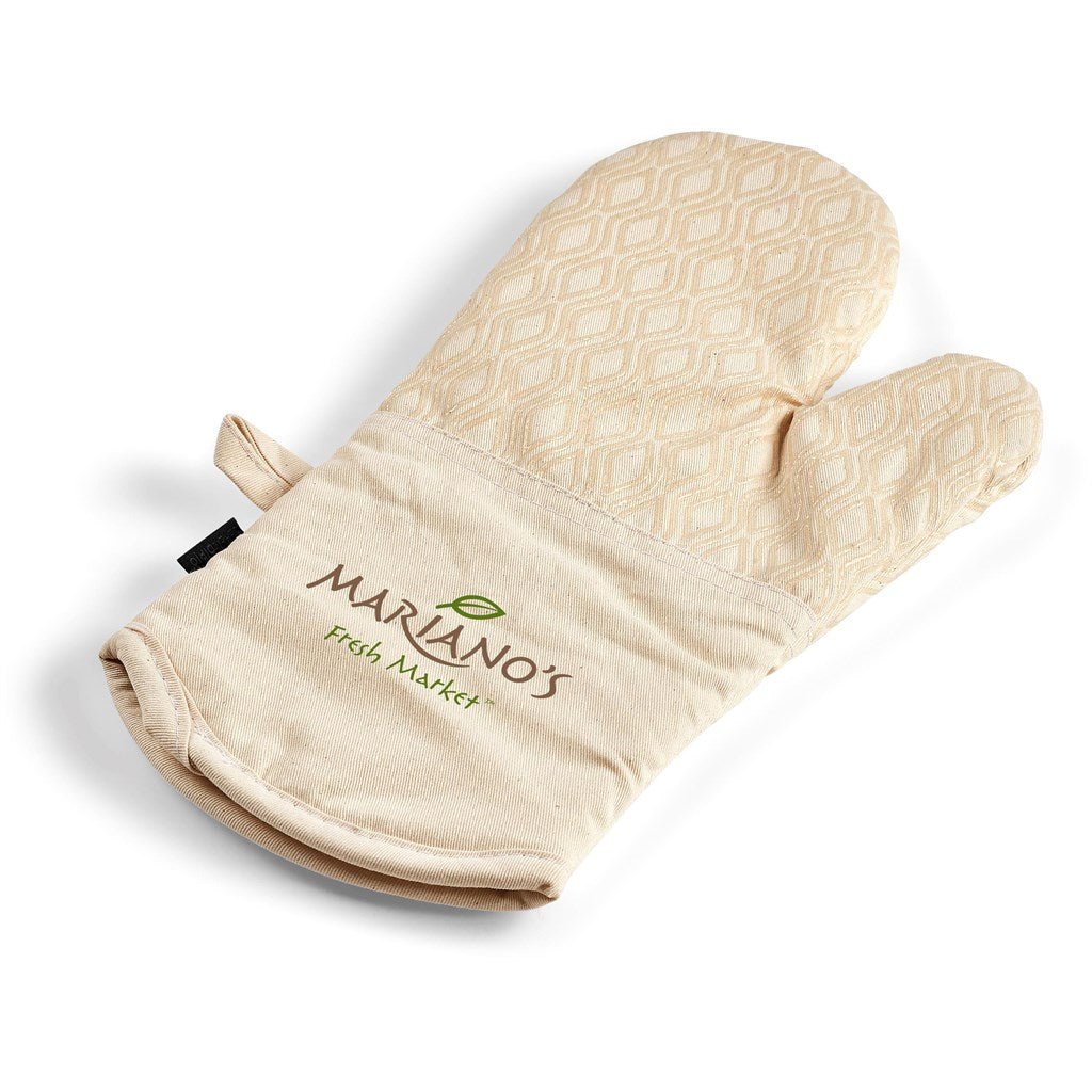 Serendipio Tanoreen Oven Glove (Single) - Natural Cotton Comfort - Brand your company Logo! Get a quote - Promo Lingo