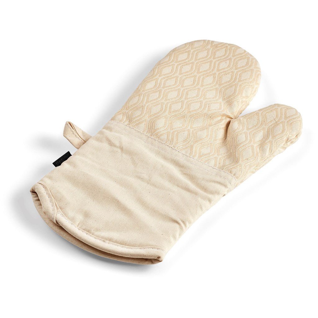 Serendipio Tanoreen Oven Glove (Single) - Natural Cotton Comfort - Brand your company Logo! Get a quote - Promo Lingo