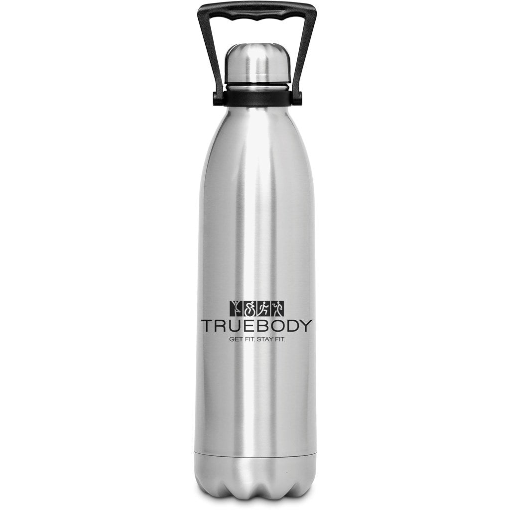 Serendipio Titan Stainless Steel Vacuum Water Bottle - 1.8 Litre, Durable & Portable - Brand your company Logo! Get a quote - Promo Lingo