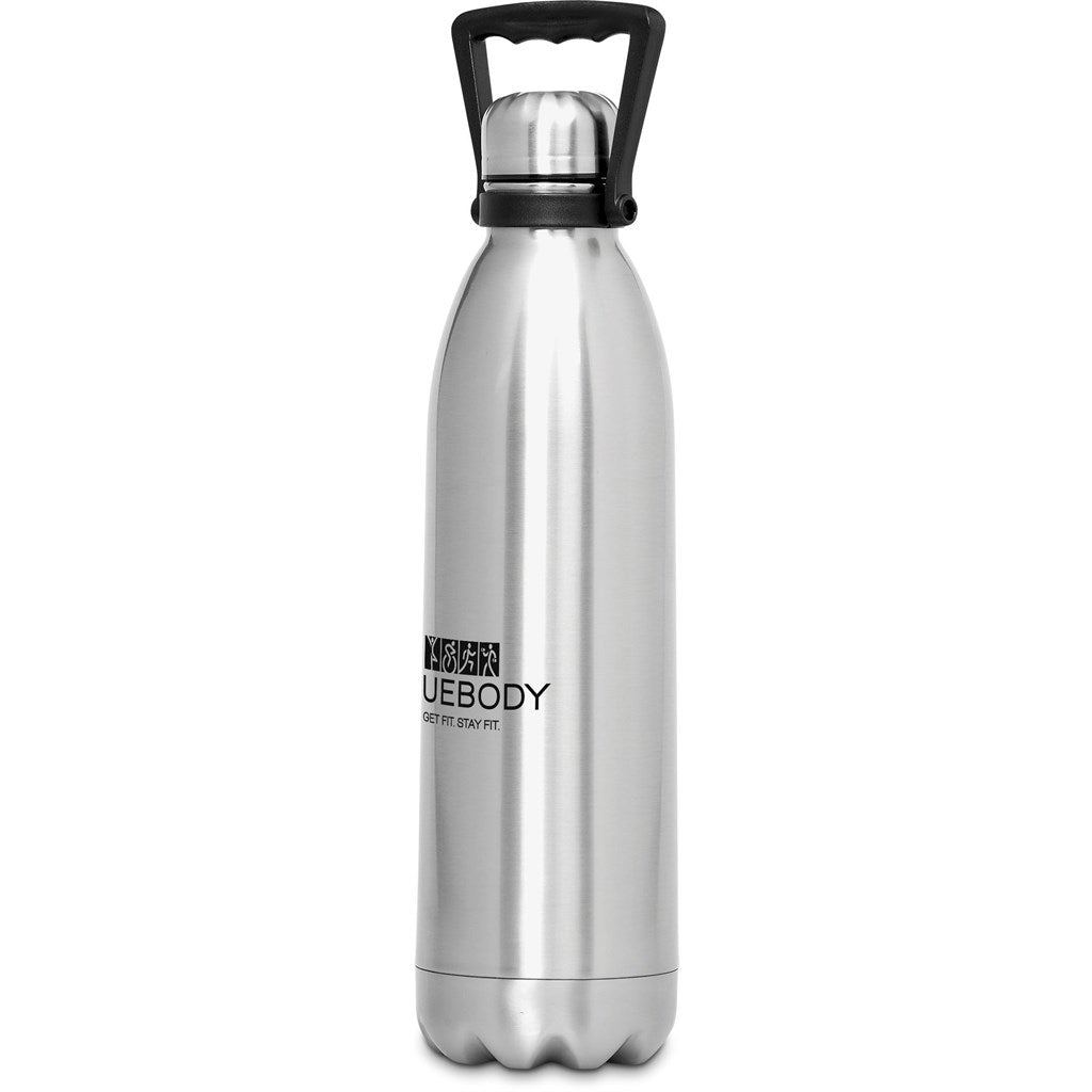Serendipio Titan Stainless Steel Vacuum Water Bottle - 1.8 Litre, Durable & Portable - Brand your company Logo! Get a quote - Promo Lingo