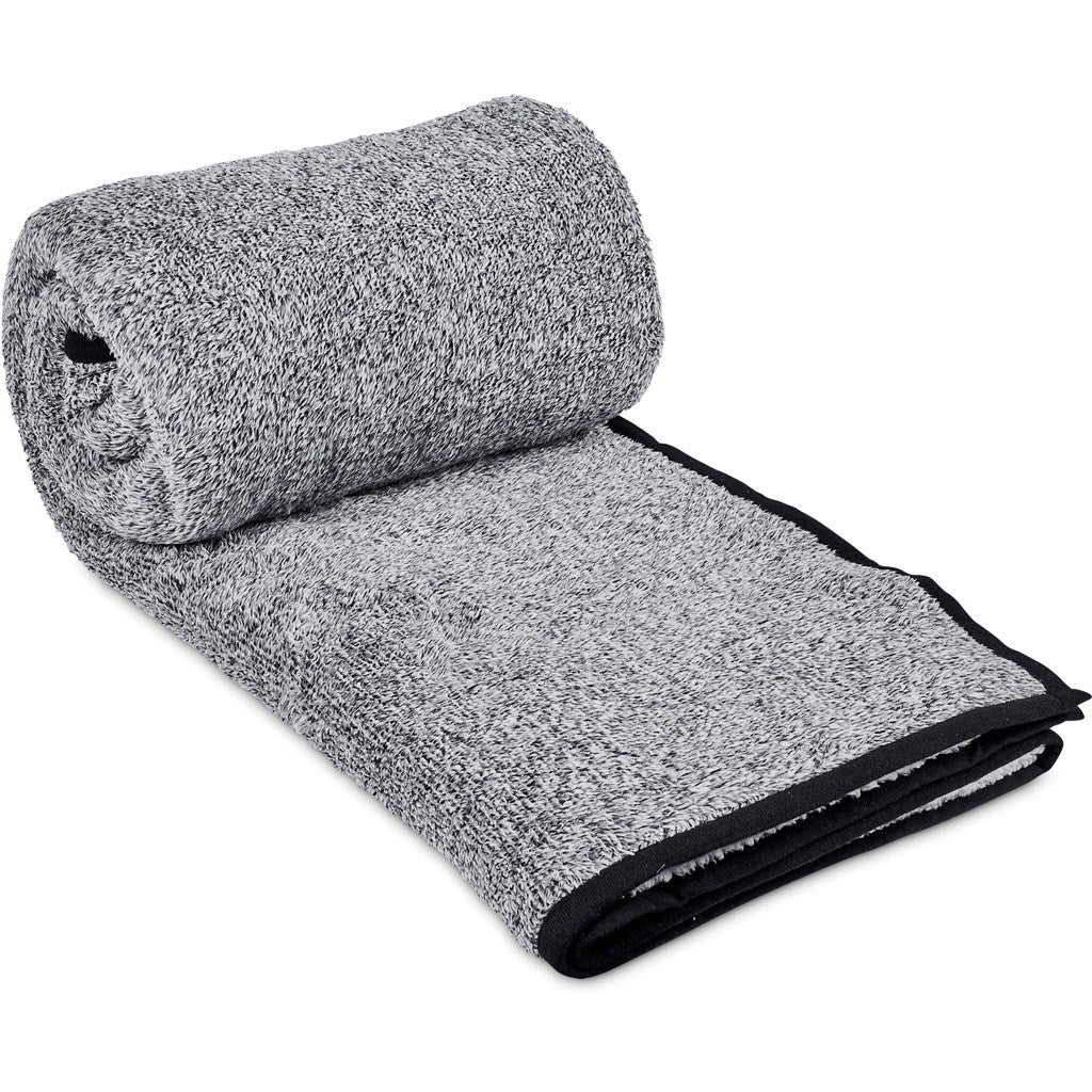 Serendipio Tranquil Sherpa Fleece Blanket for Ultimate Comfort - Brand your company Logo! Get a quote - Promo Lingo